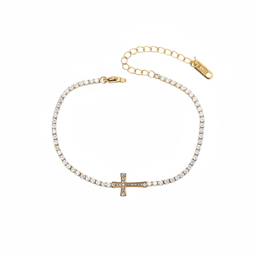 Lydia Cross Bracelet