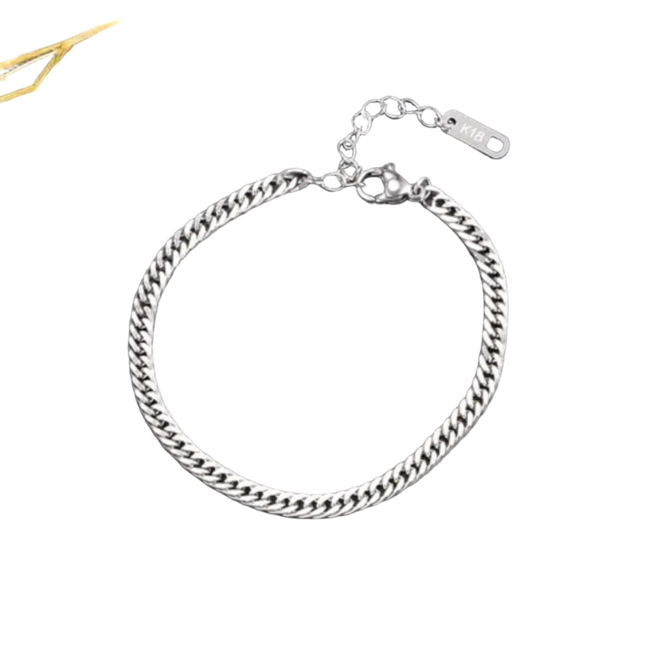Silver Cuban Link Bracelet