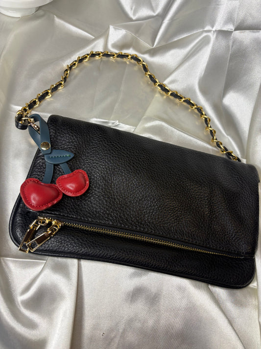 Red Cherry Purse Charm