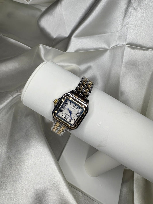 Cartier Dupe 2-Tone Watch