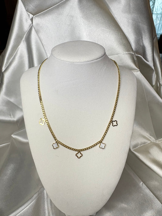 White Clover Necklace