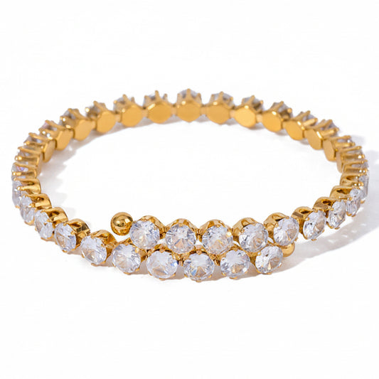Zoe Crystal Bangle