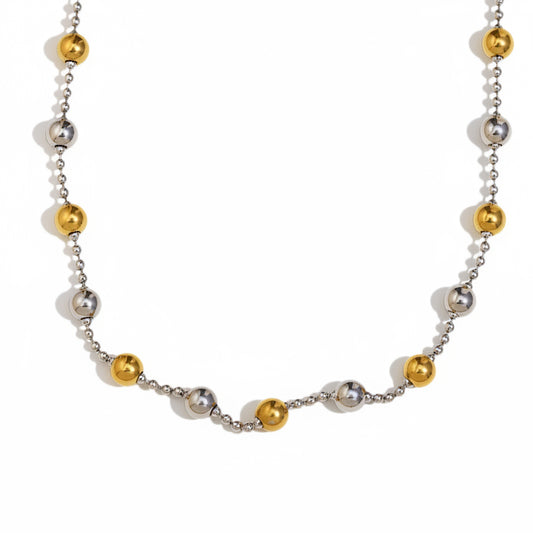 Ivy 2 Tone Beaded Necklace