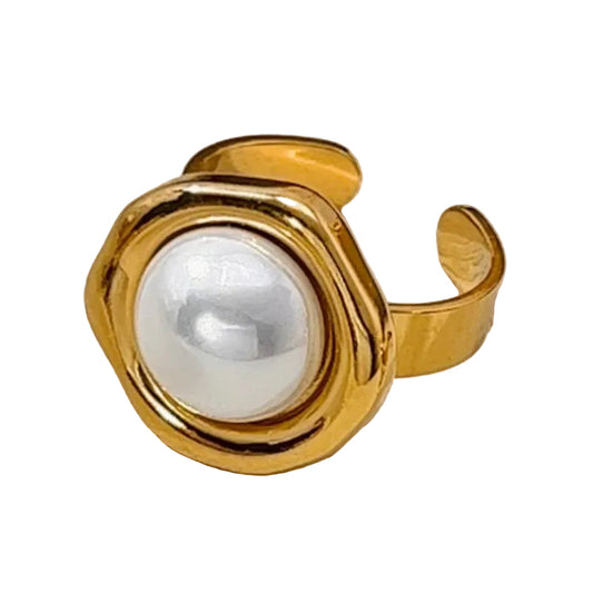 Pearl Adjustable Ring