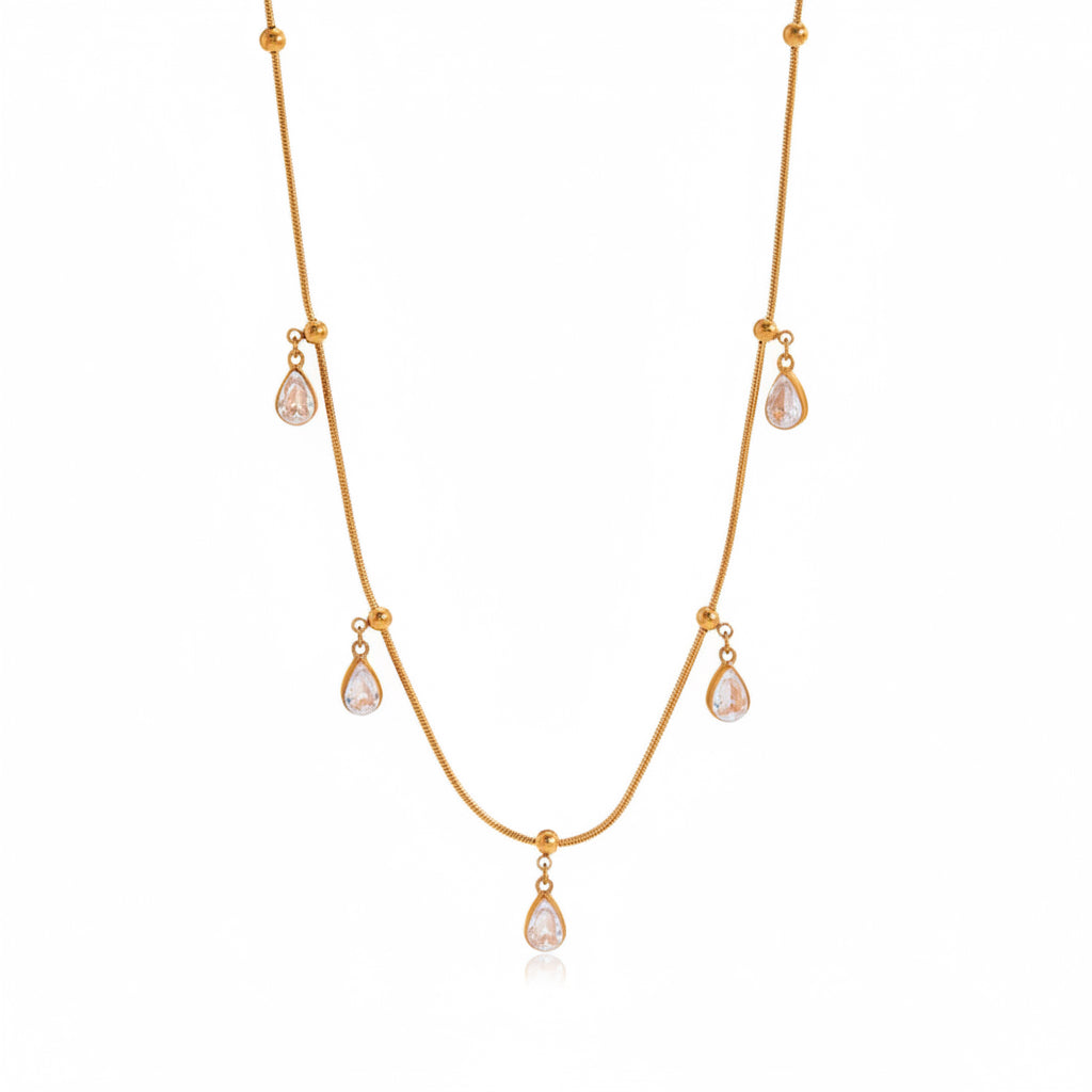 Teardrop Crystal Necklace