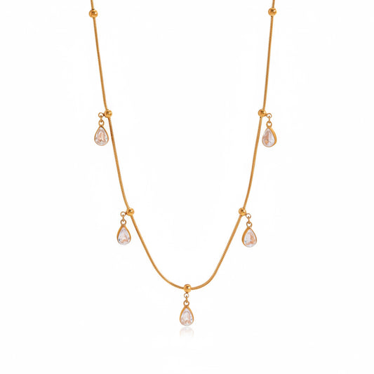 Teardrop Crystal Necklace