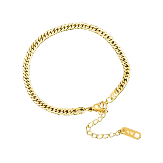 Gold Cuban Link Braclet