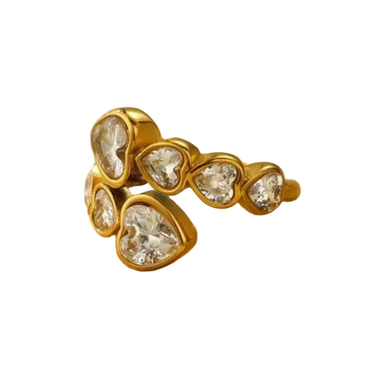 Heart Crystal Ring